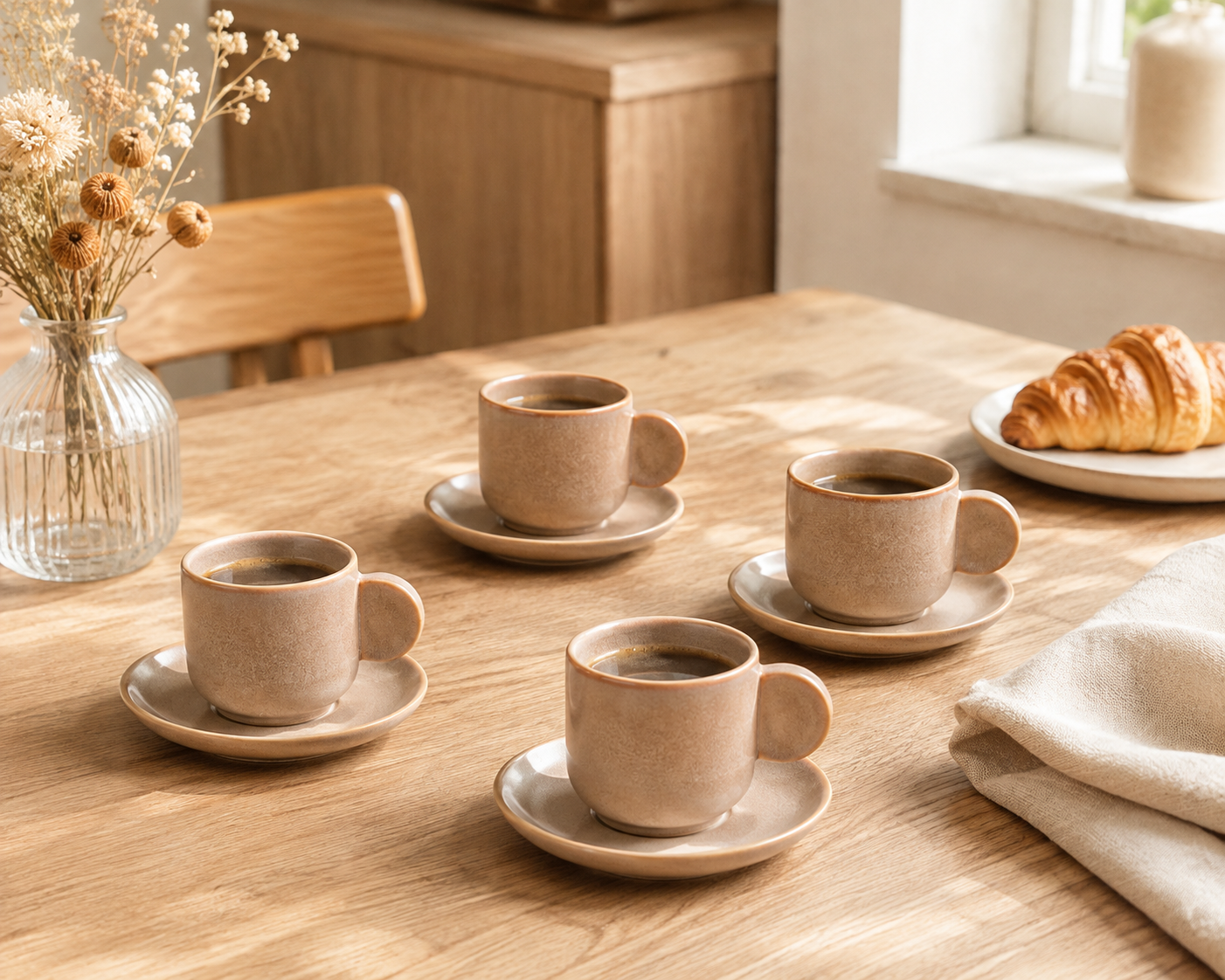 Mocha Earth Ceramic Espresso Cup