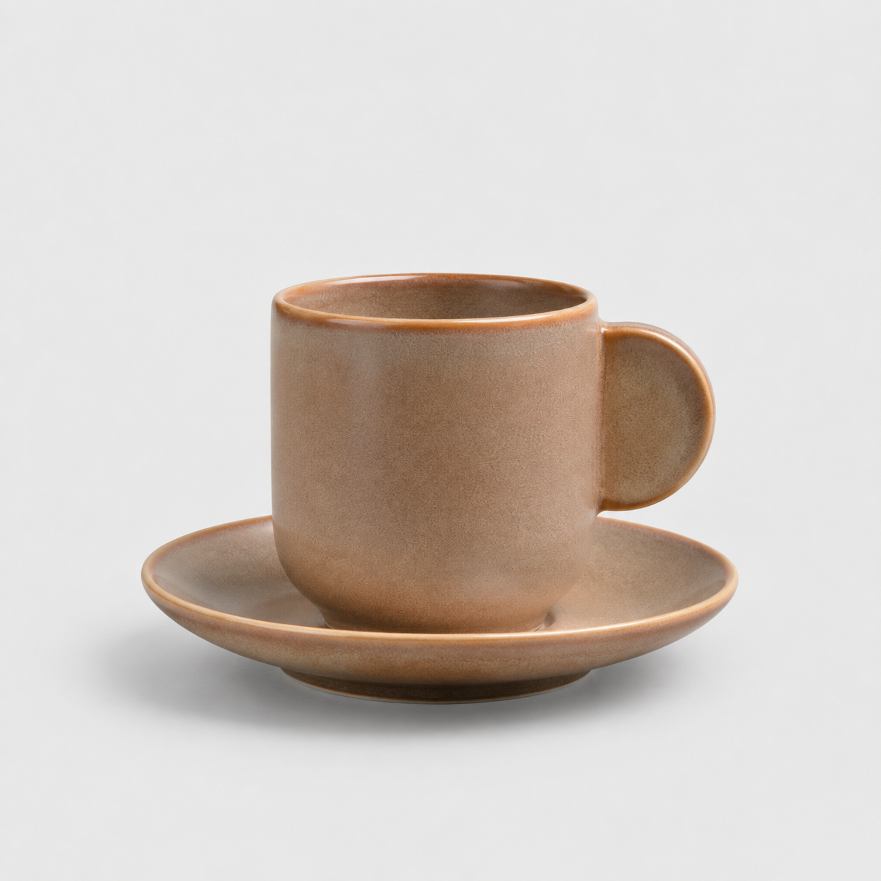 Mocha Earth Ceramic Espresso Cup